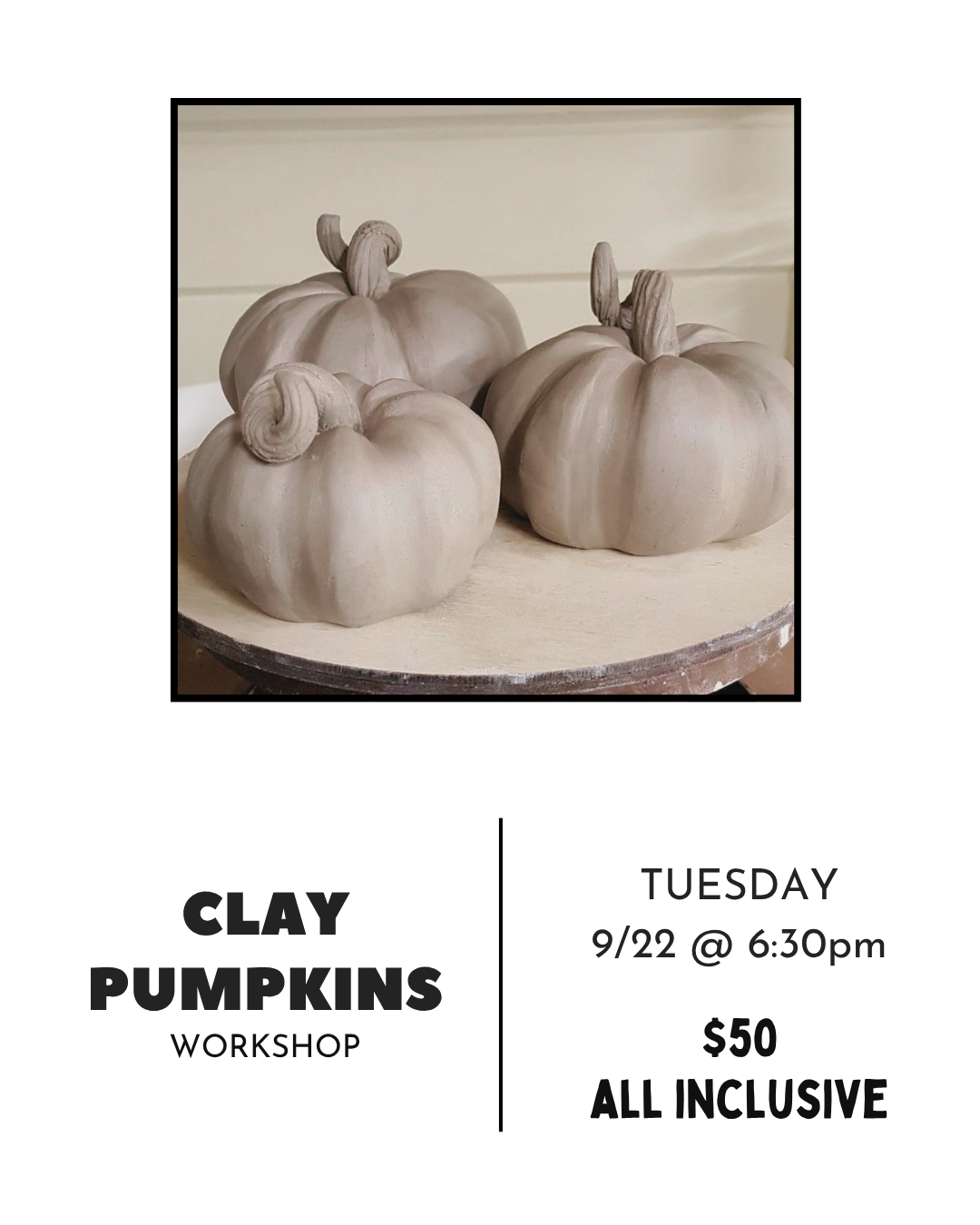 Clay Pumpkins | Clay Workshop
