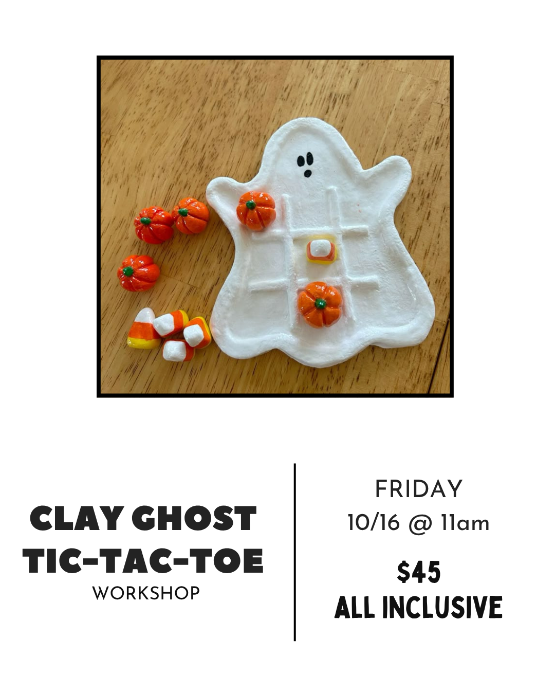 Ghost Tic-tac-toe | Clay Workshop