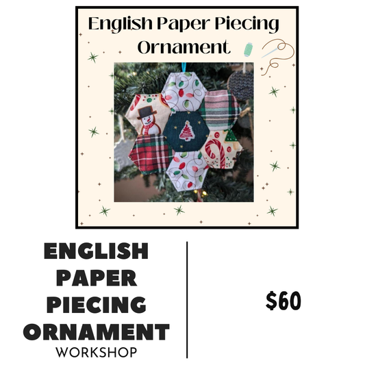 English Paper Piecing Ornament | Sewing Workshop