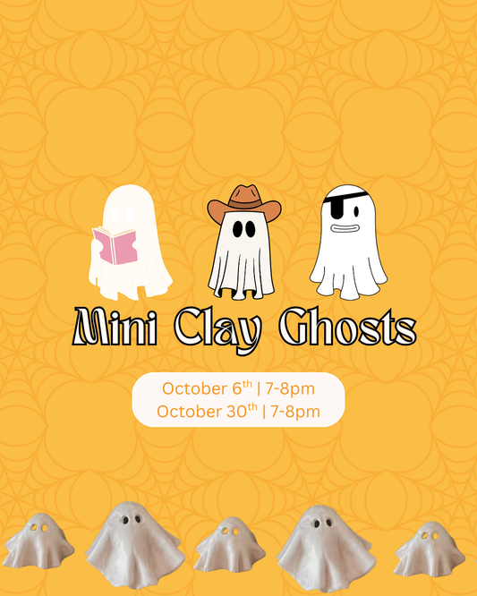 Clay Mini Ghosts | Clay Workshop