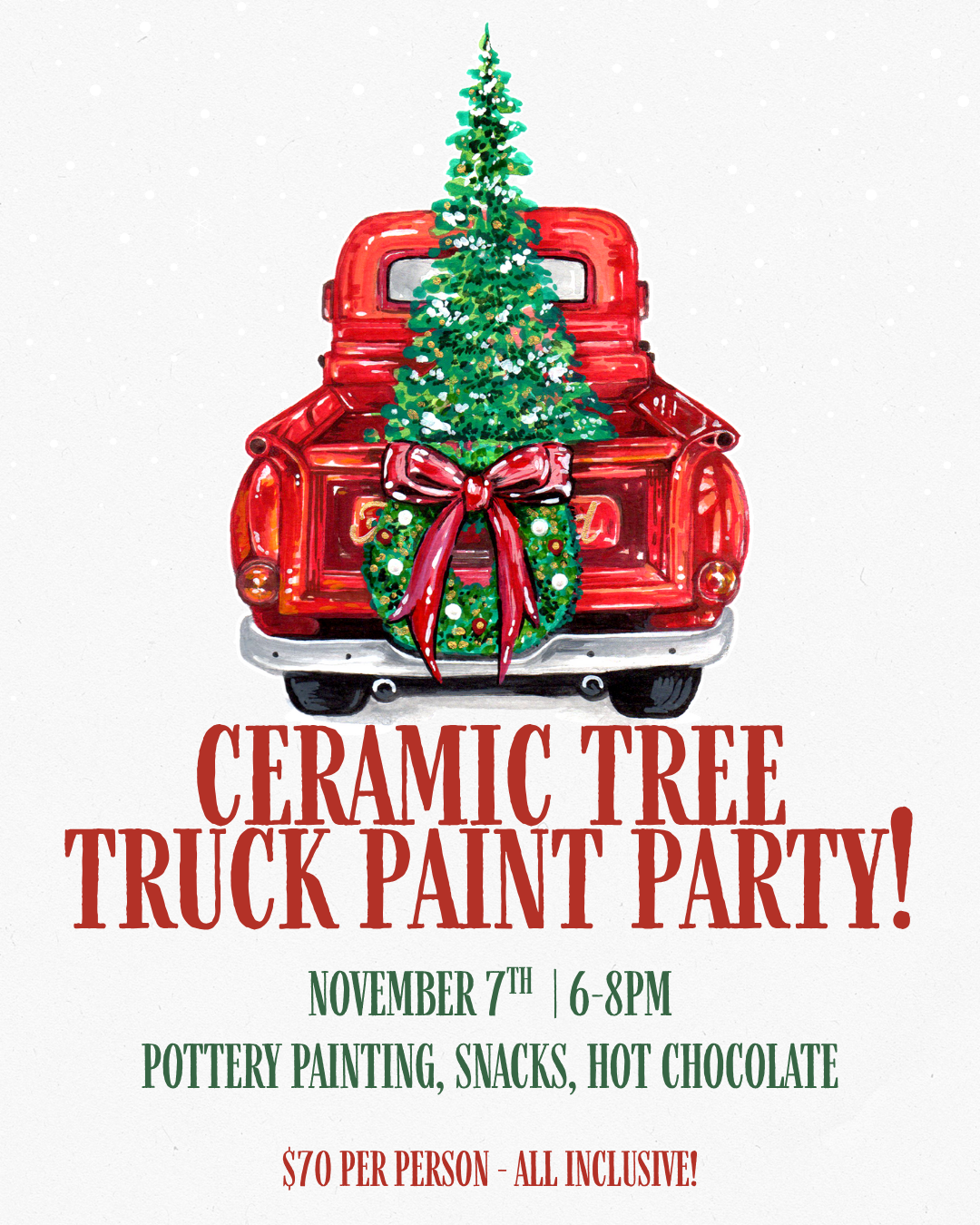 Christmas Tree Truck | Paint Party