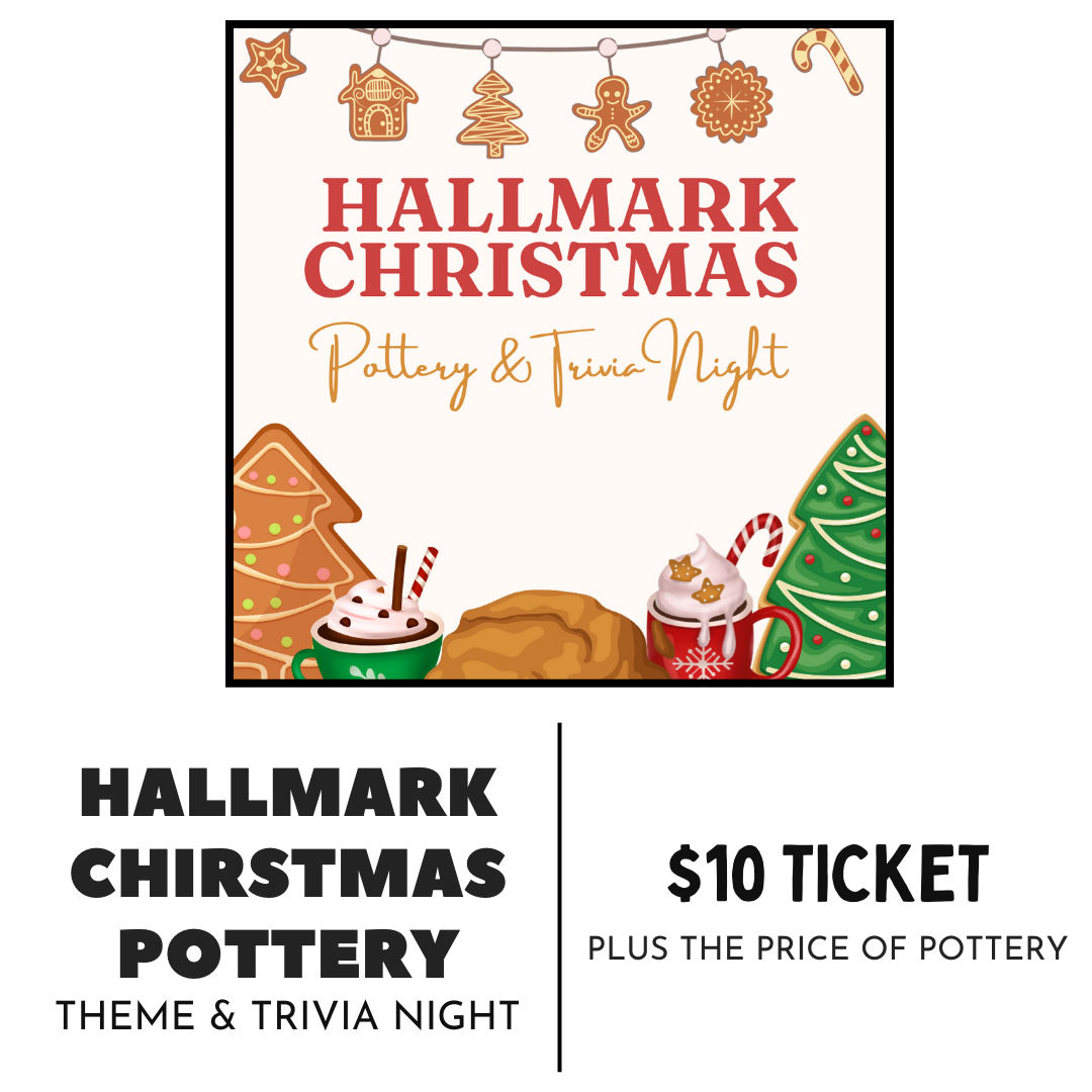 Hallmark Christmas Pottery & Trivia Night