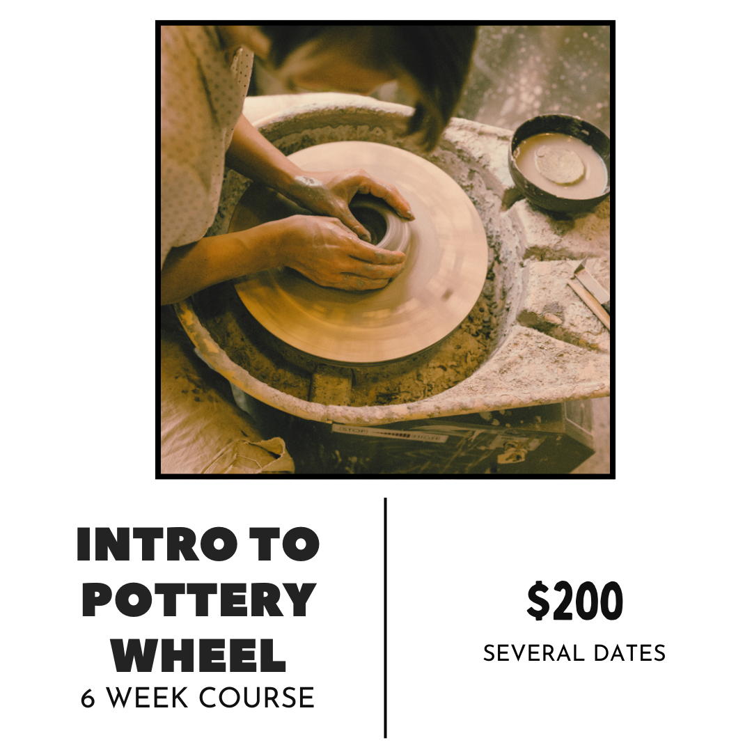 Intro to Wheel Throwing Beginner Course - 6 Weeks