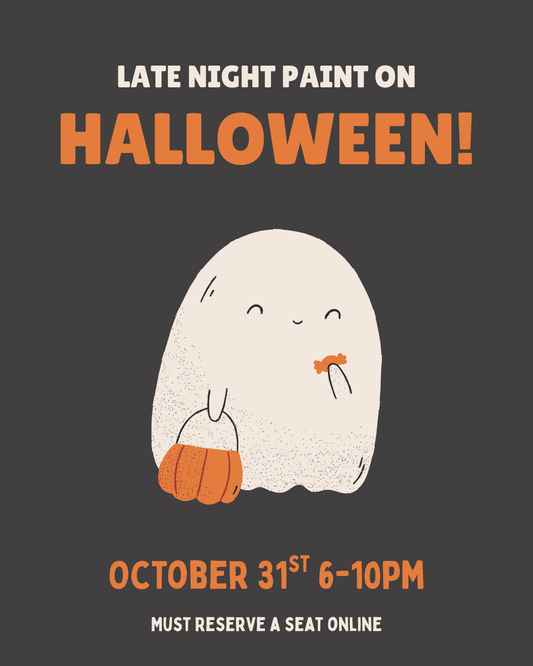 Late Night Paint on Halloween!