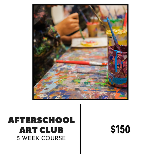 Afterschool Art Club | Ages 8-14