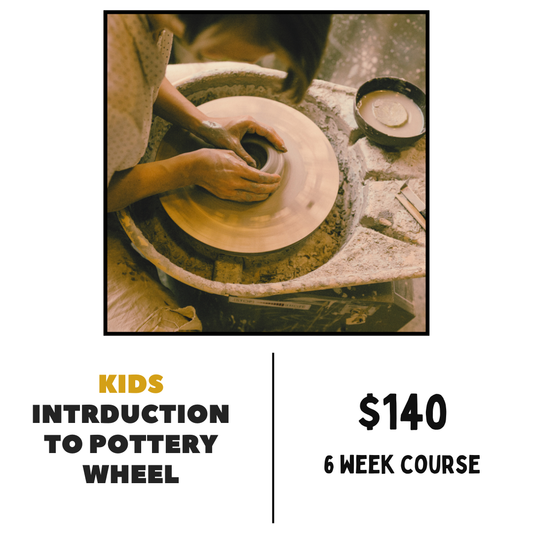 KIDS HOMESCHOOL | Intro to Wheel Throwing Course - 6 Weeks