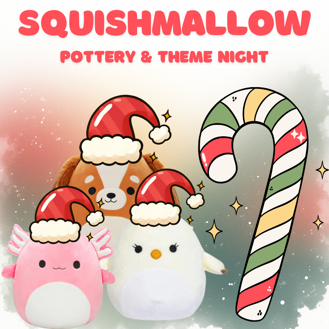 Holiday Squishmallow | Kids Pottery Party