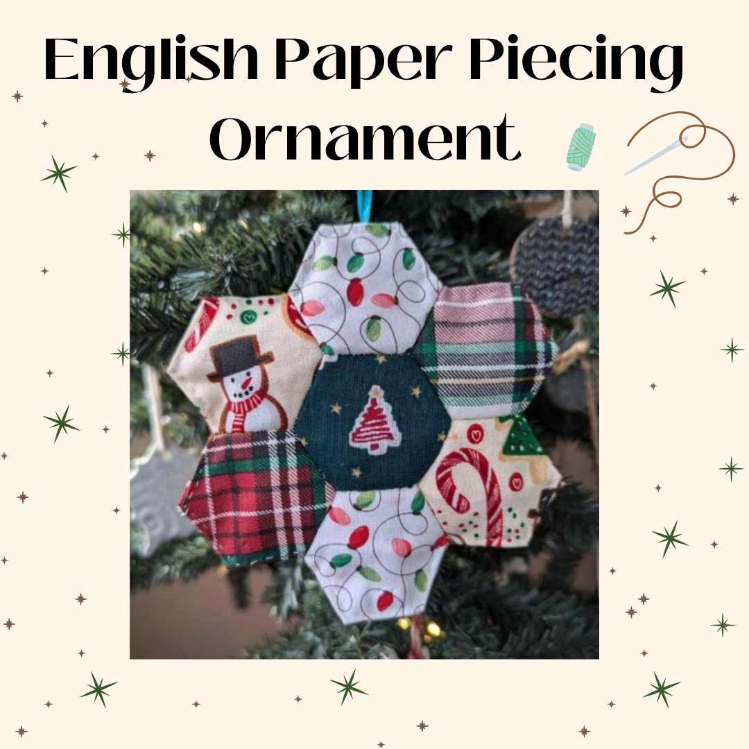 English Paper Piecing Ornament | Sewing Workshop