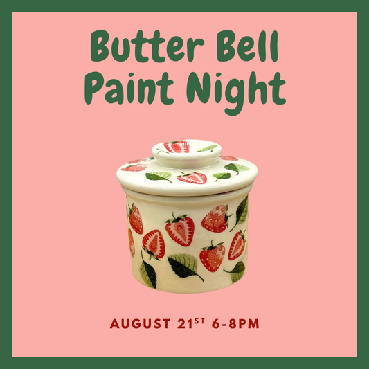 Butter Bell | Pottery Painting Workshop
