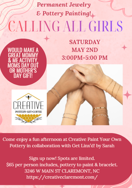 Mother's Day! | Pottery + Permanent Jewelry