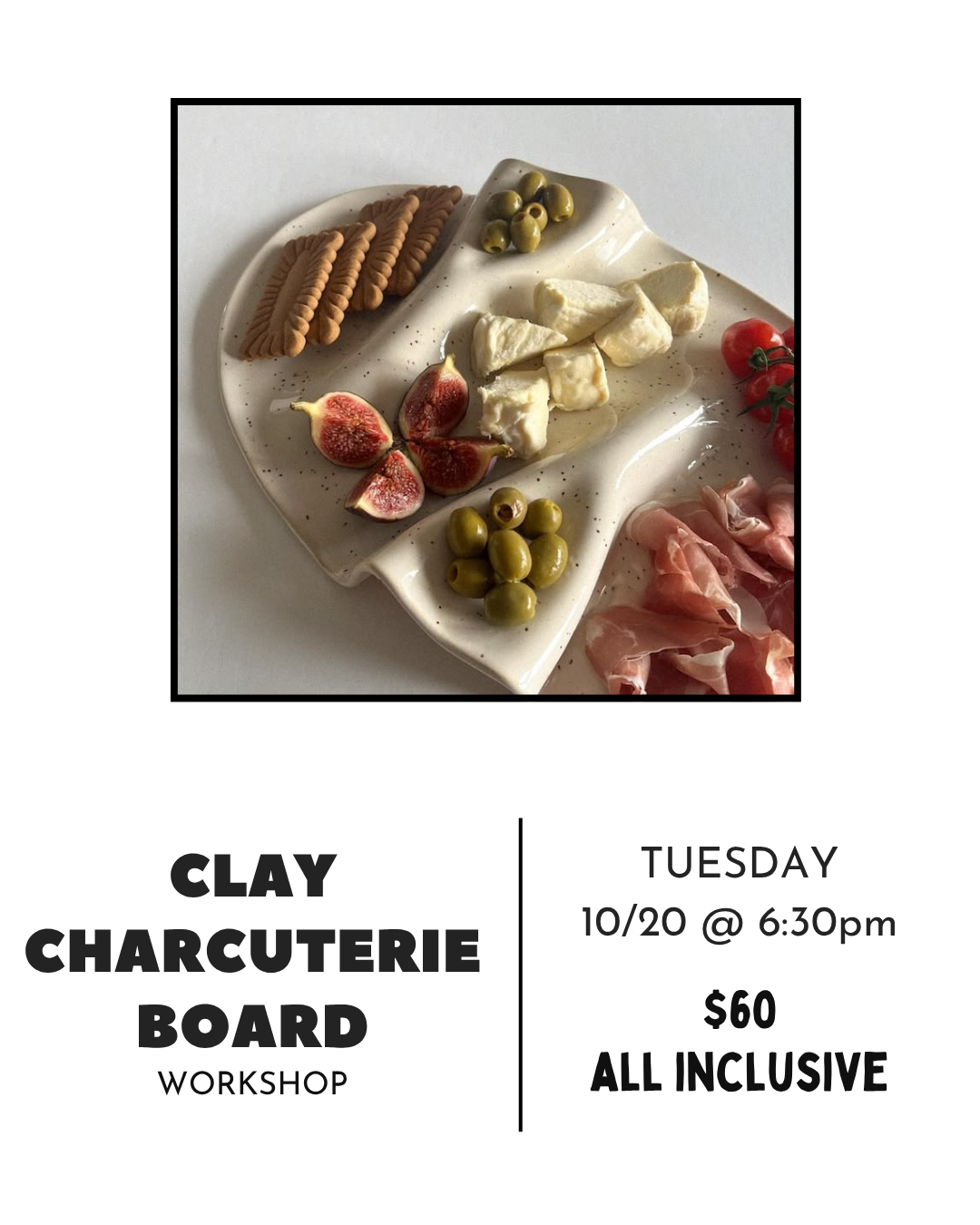 Charcuterie Board | Clay Workshop