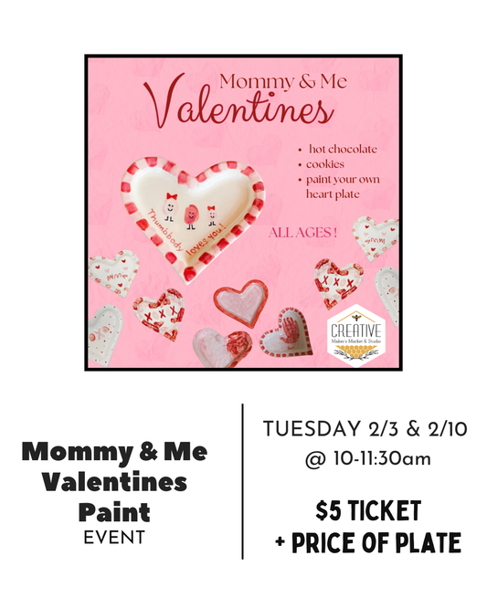 Mommy & Me Valentines Painting