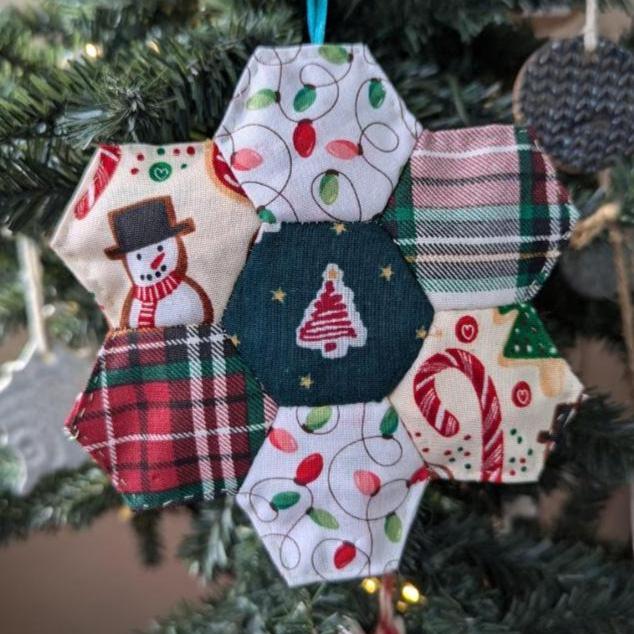 English Paper Piecing Ornament | Sewing Workshop