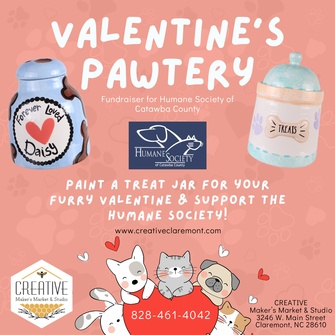 Valentine's PAWtery Day with - Humane Society of Catawba County!